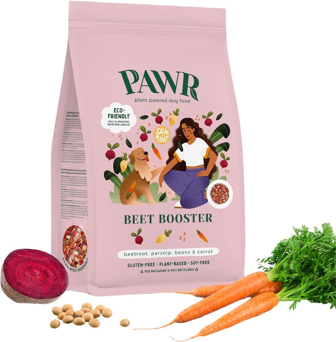PAWR Beet Booster Hondenvoer Voorkant Verpakking
