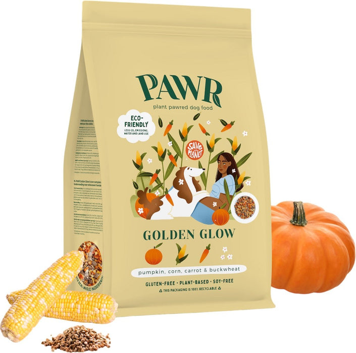 PAWR Golden Glow Hondenvoer Voorkant Verpakking