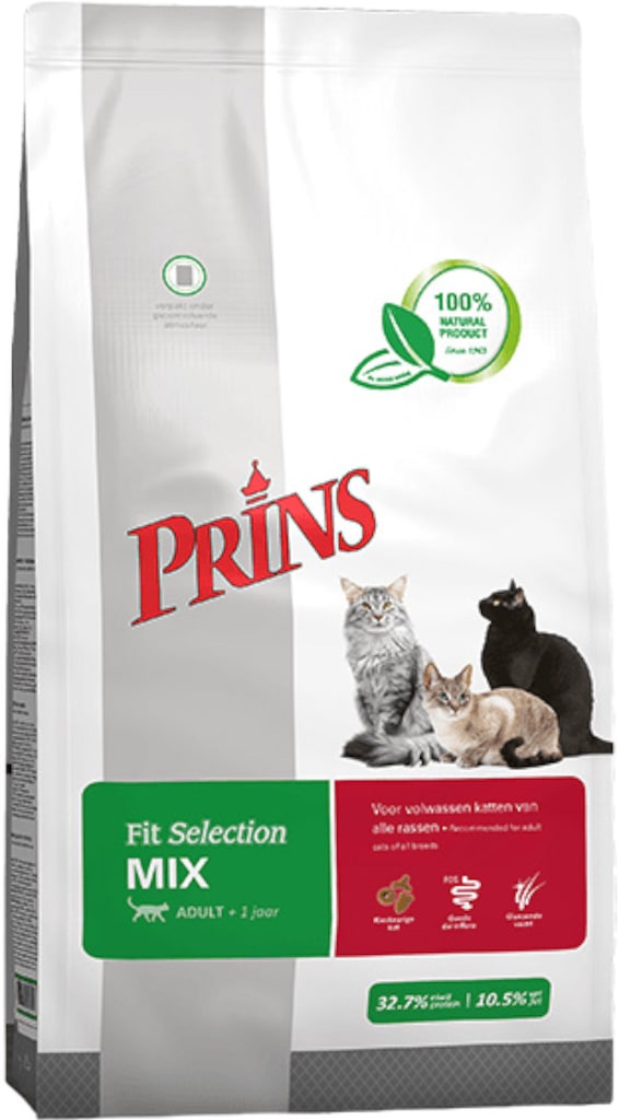 Prins Fit Selection Mix Kattenbrokjes Voorkant Verpakking