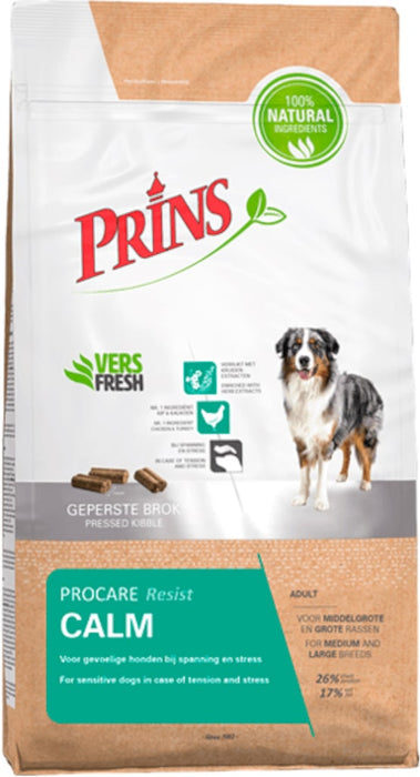 Prins ProCare Resist Calm Hondenbrokken 3kg Voorkant Verpakking