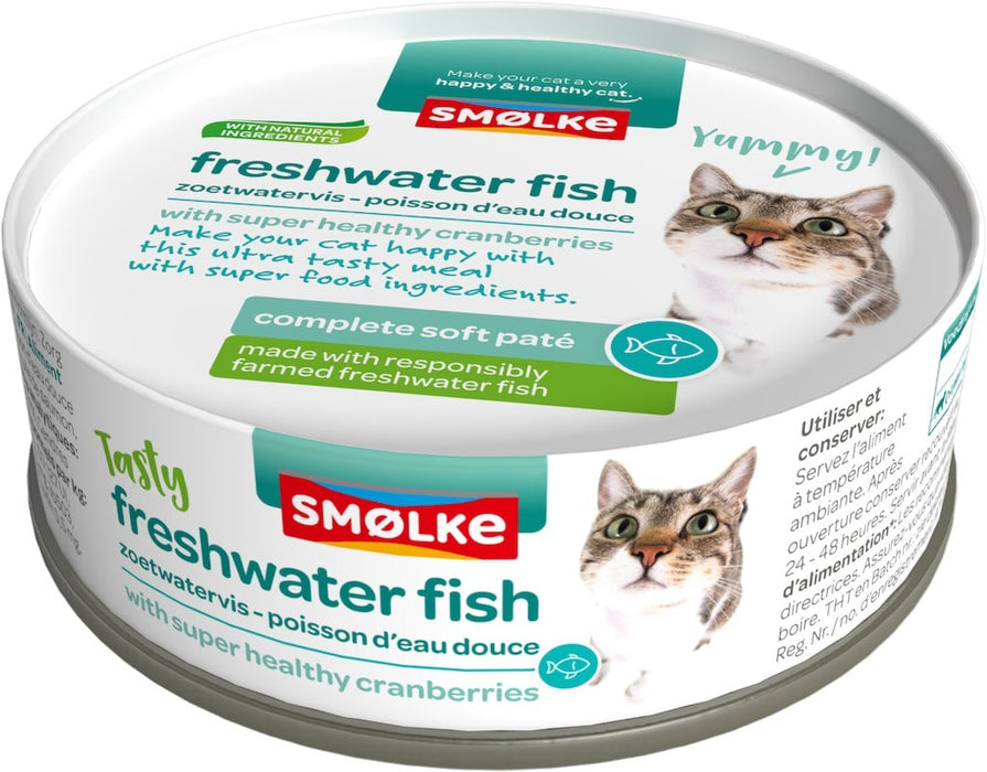 Smolke Pate Vis Kattenvoer Voorkant Verpakking