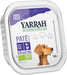 Yarrah Bio Pate Kip Kalkoen Hondenvoer Voorkant Verpakking