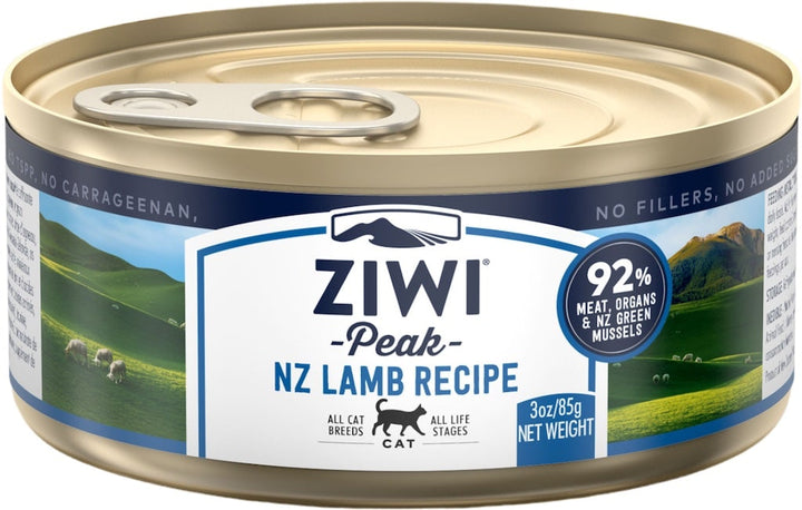 Ziwi Peak Lam Nat Kattenvoer Voorkant Verpakking