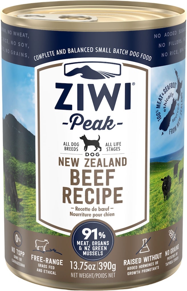Ziwi Peak Rund Nat Hondenvoer Voorkant Verpakking